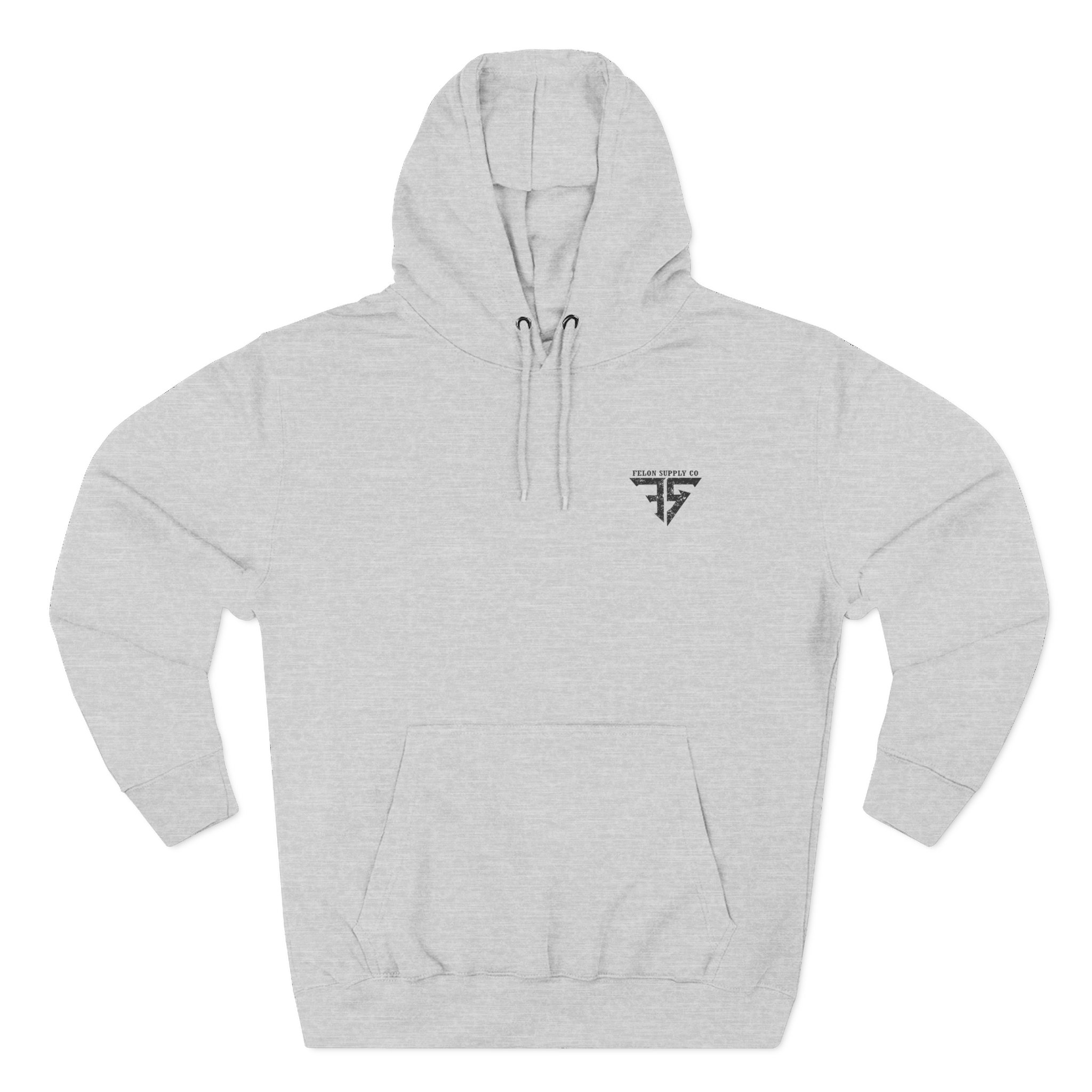 Red White & Blue Collar Broke Hoodie | Every Dollar Earned | Felon Supply Co - Image 4