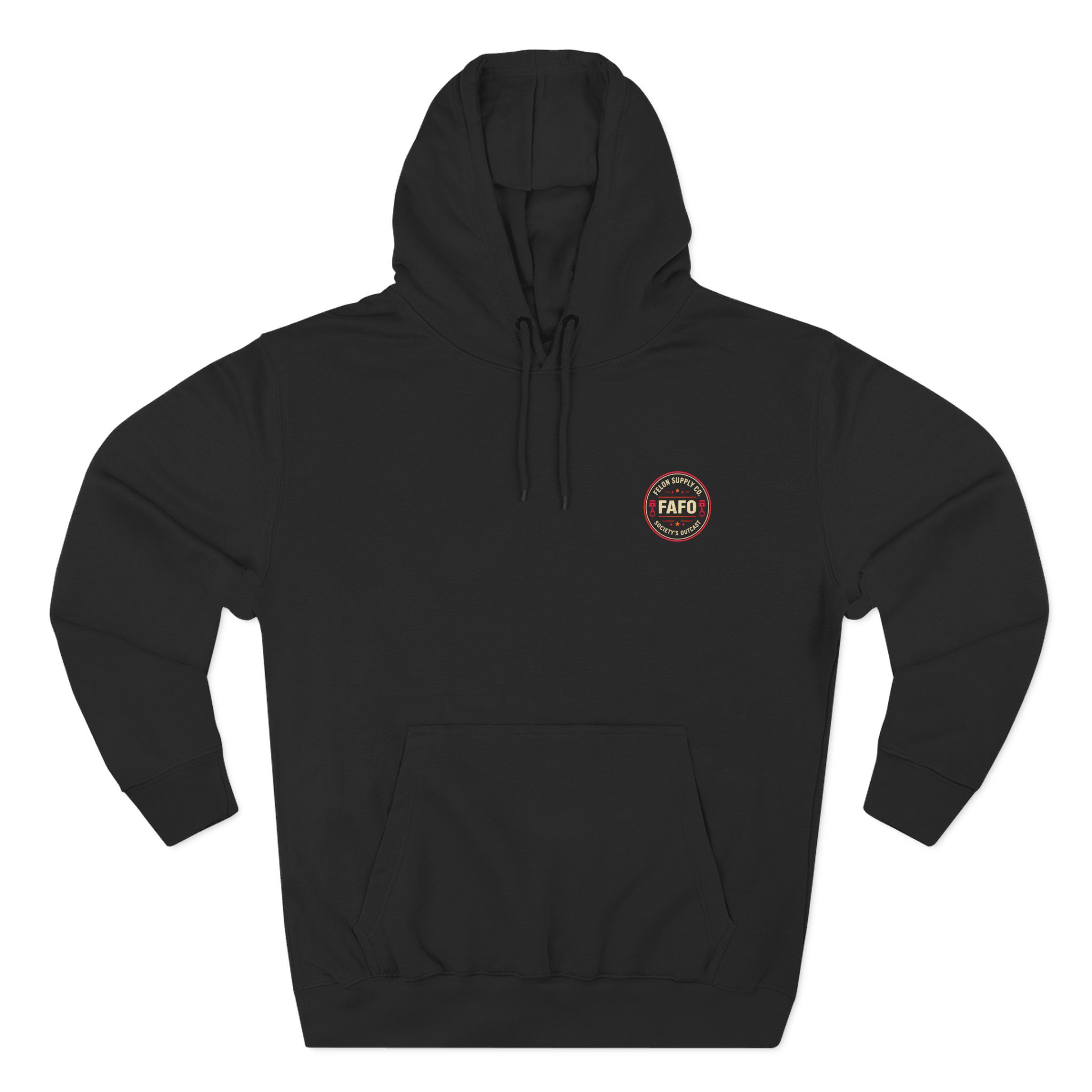 Society's Outcast Blue Collar Hoodie | FAFO Mechanic Pullover | Felon Supply Co - Image 4