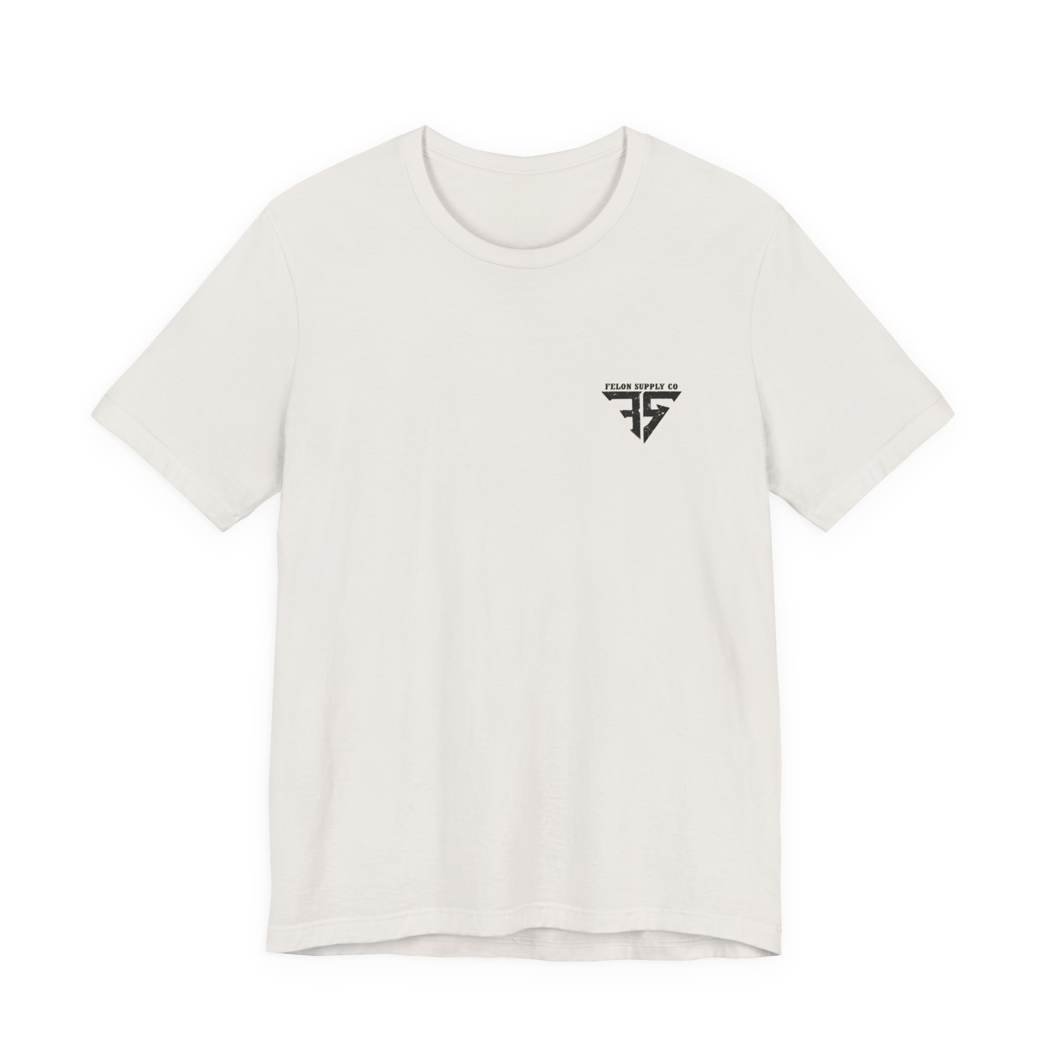 Red White & Blue Collar Broke T-Shirt | Every Dollar Earned Tee | Felon Supply Co - Image 4