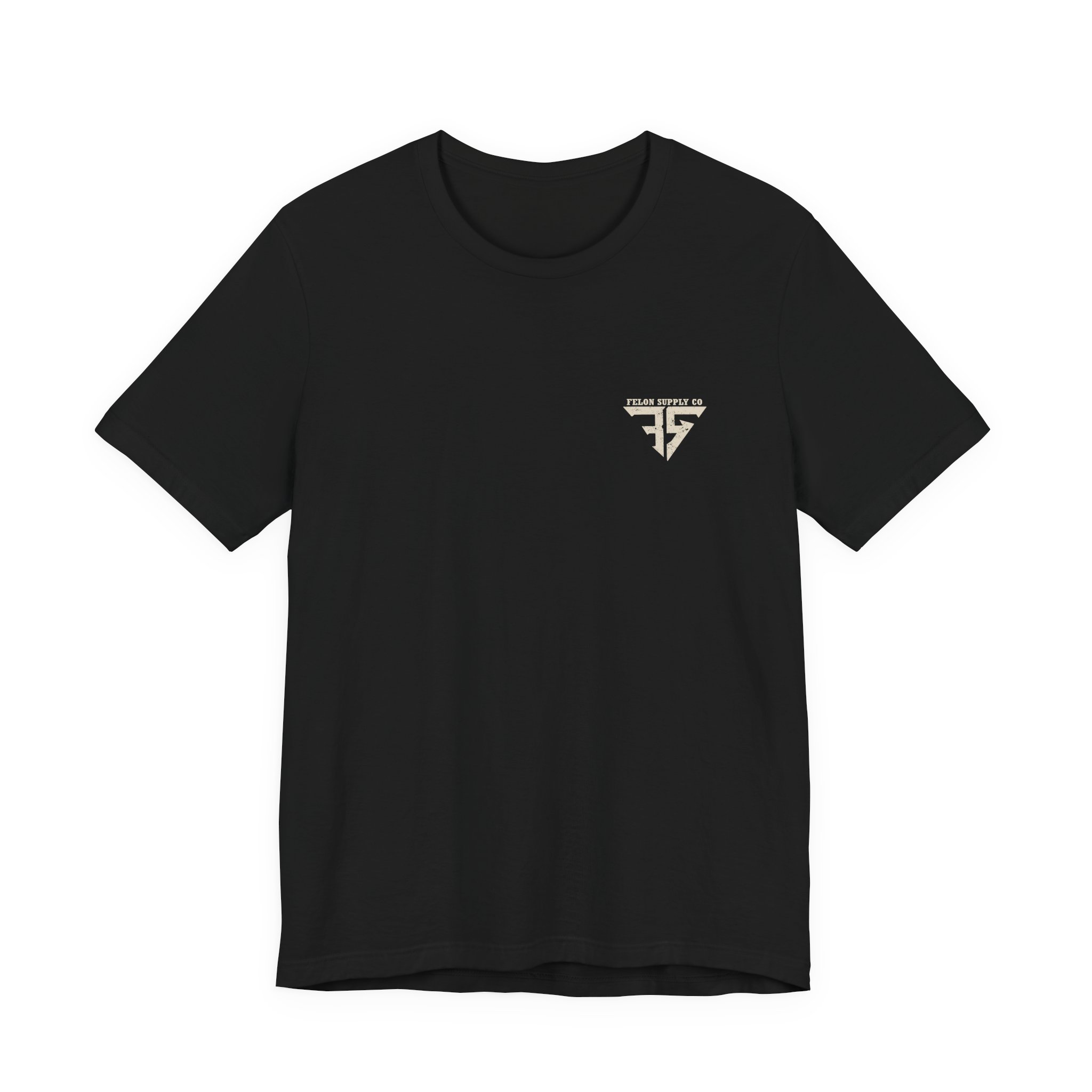 Red White & Blue Collar Broke T-Shirt | Every Dollar Earned Tee | Felon Supply Co - Image 2