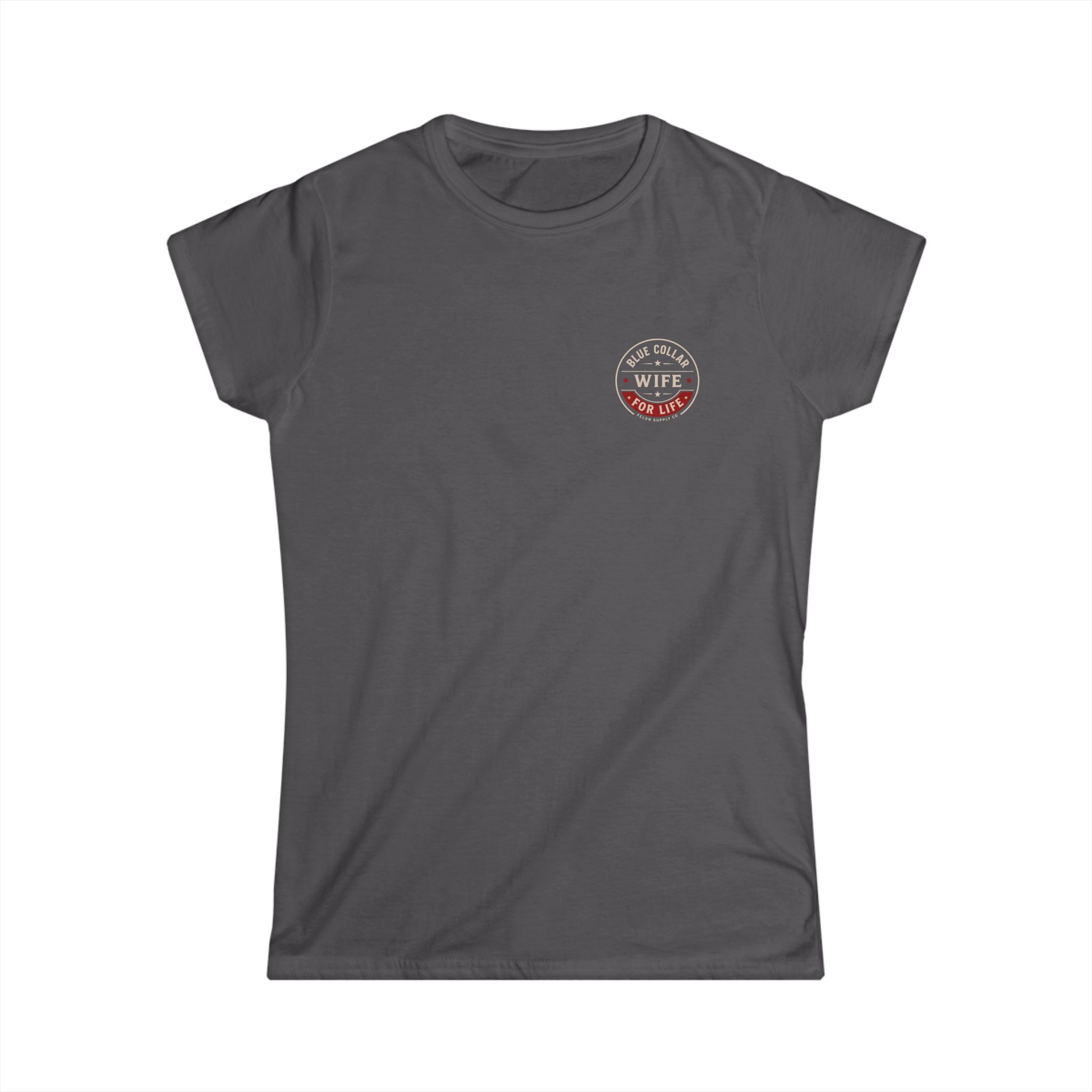 Blue Collar Wife For Life T-Shirt | Patriotic Pin-Up Tee | Felon Supply Co - Image 9